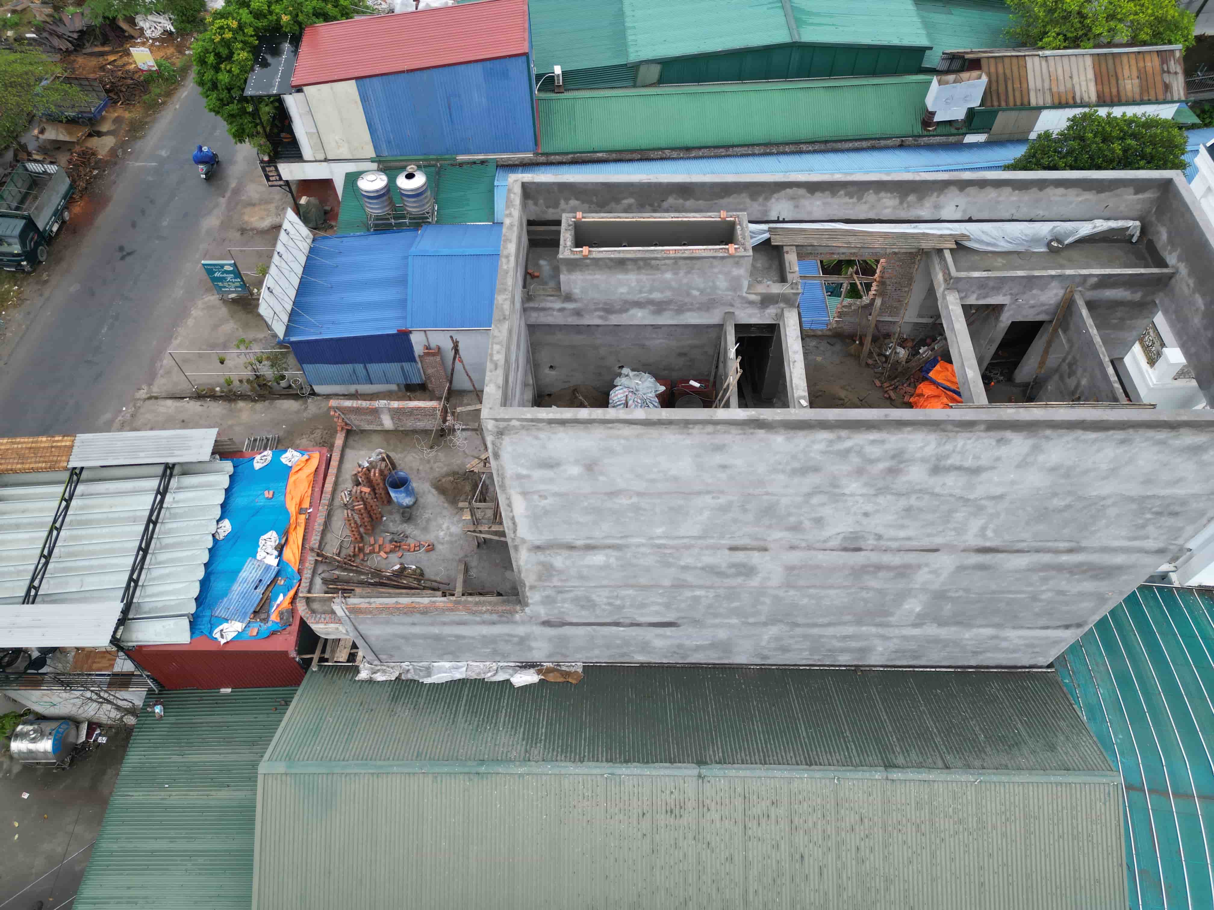 Thiết kế quán golden tea & coffee tại Hưng Yên